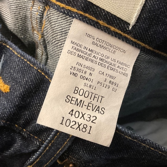 GAP BOOT CUT mens jeans -  40/32  *BNWOT - Picture 9 of 10